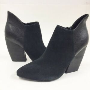 Crown Vintage Naydine Black Ankle Booties